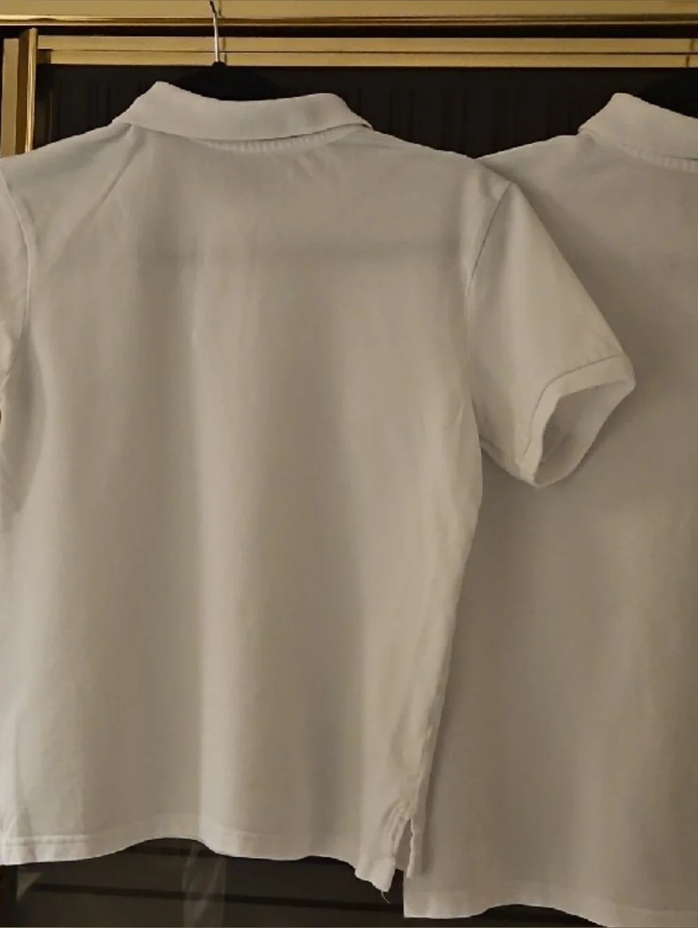 Classic White Boy's Polo Shirt - Childrens Place Size 10/12